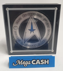 COIN 2019 STARFLEET COMMAND EMBLEM 3OZ (TOTAL) SILVER HOLEY DOLLAR & DELTA COIN