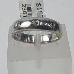 UNISEX 9CT DIAMOND RING 3.0GMS Ring Size L / 6.5 US
