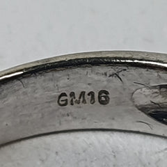 UNISEX 9CT DIAMOND RING 3.0GMS Ring Size L / 6.5 US