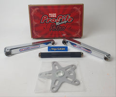 PROFILE RACING  CRANK SET  RETRO  3 PCE CRANK SET WITH JOINER BIT / STICKERS AND AUTHENTICATION CERTIFICATE T