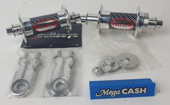 BULLSEYE BIKE HUB BULLSEYE PAIR W/ ACCESSORIES