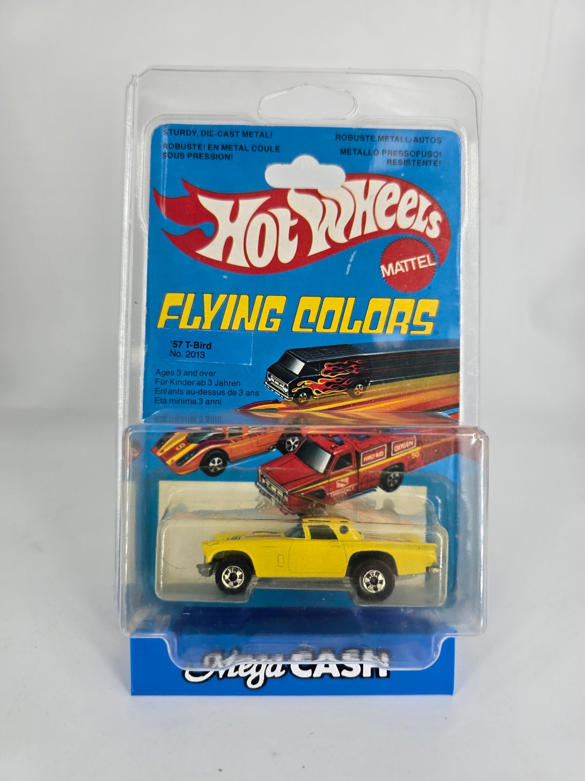 Hot Wheels Flying Colours Die-Cast Metal '57 T-Bird No.2013