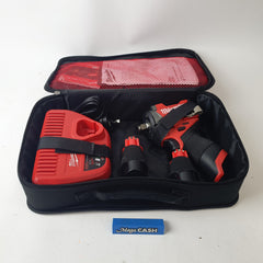 MILWAUKEE - M12 FIW2F12202B - IMPACT WRENCH - 2 X 2AH BATTERY AND CHARGER AND BAG