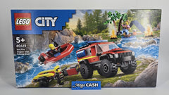Lego City 4x4 Fire Engine with Rescue Boat - 60412
