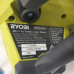 RYOBI - CHAINSAW - R36CHS10 - 36V CORDLESS CHAINSAW - SKIN ONLY