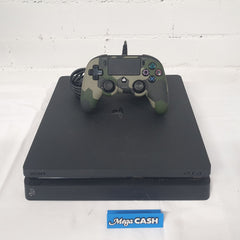 SONY GAME CONSOLE CUH-2102A PS4 Slim - 500GB with Wired CONTROLLER & Cords