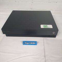 MICROSOFT GAME CONSOLE - XBOX X - 1787 - 1TB - WITH PURPLE CORDED CONTROLLER
