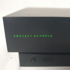 MICROSOFT GAME CONSOLE - XBOX X - 1787 - 1TB - WITH PURPLE CORDED CONTROLLER