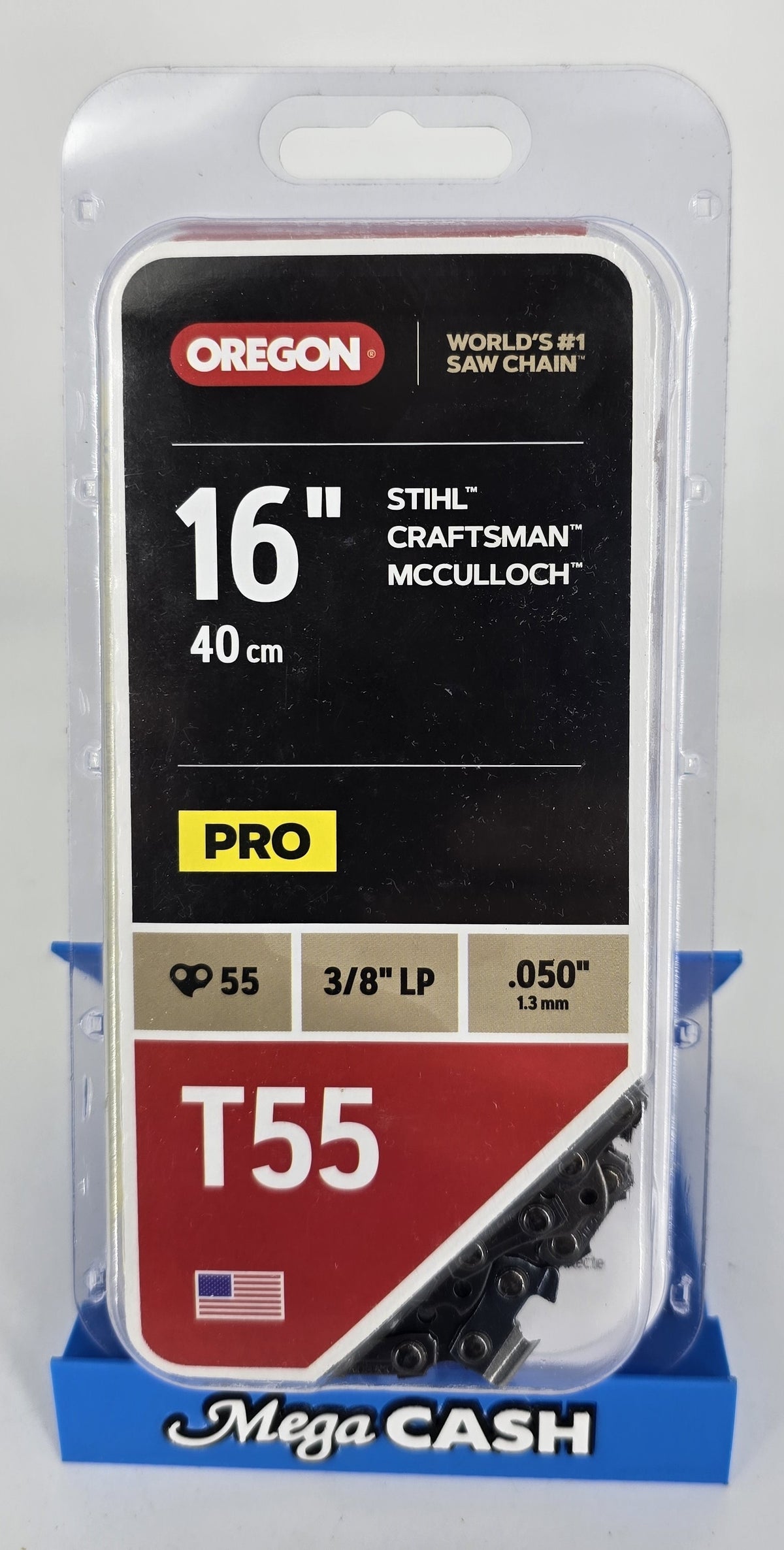 Oregon Saw Chain 16'' 40cm Pro T55