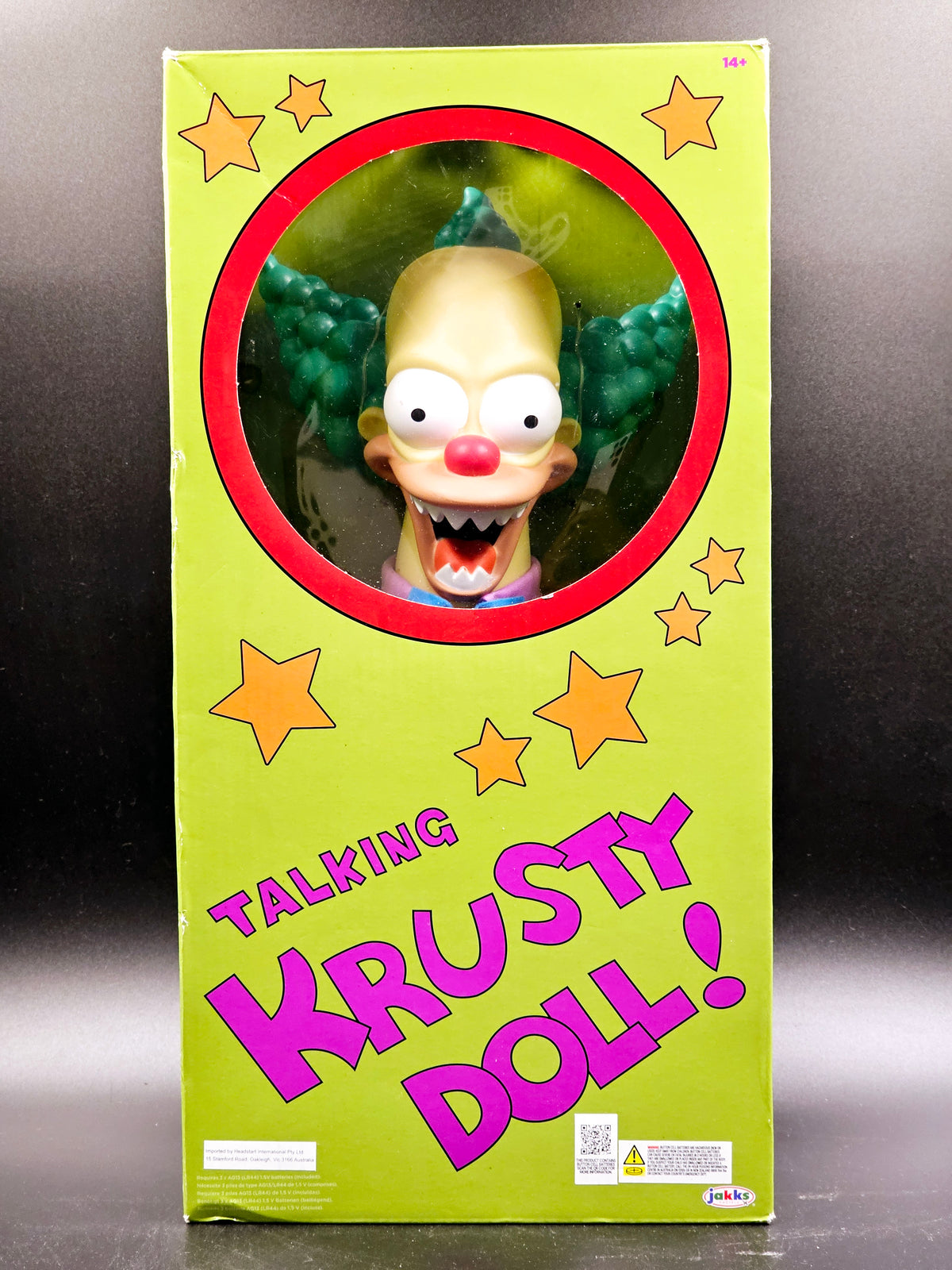The Simpsons Talking Krusty Doll Jakks Pacific