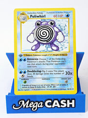 Poliwhirl 38/102 First 1st Edition Shadowless Base Set 1999 NM