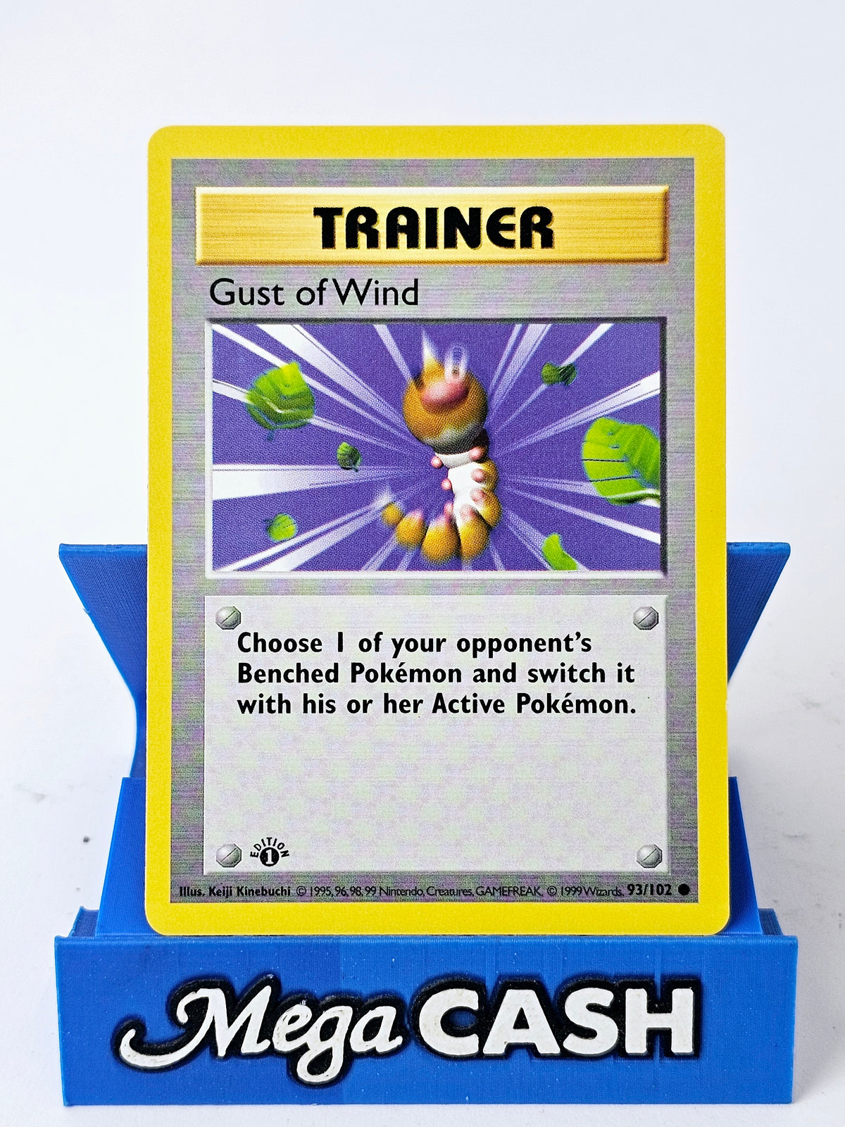 Gust of Wind 93/102 First 1st Edition Shadowless Base Set 1999 NM
