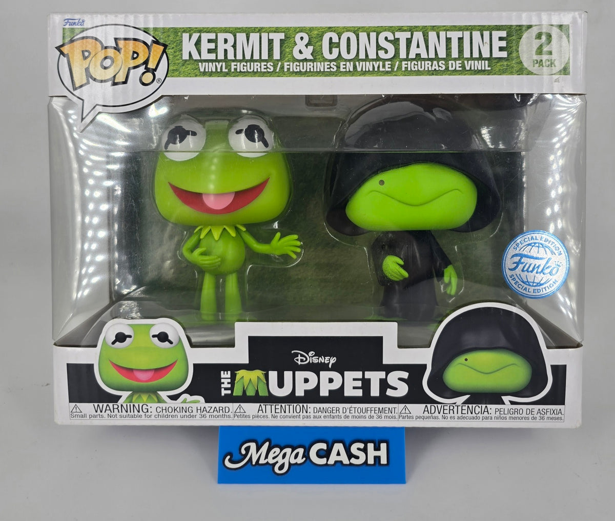 Funko Pop! Vinyl Kermit & Constantine 2 Pack