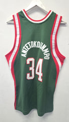 Jersey Milwaukee Bucks Giannis Antetokounmpo 2013-14 Swingman  Hardwood Classics - Size Large ANTETOKOUNMPO SMALL