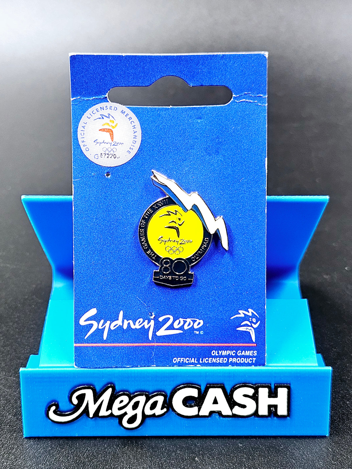 Vintage Sydney 2000 Olympic Pins - 80 Days to Go