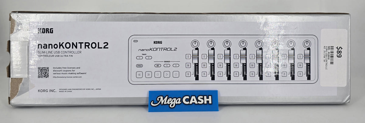 KORG USB CONTROLLER NANO KONTROL2 SLIM-L