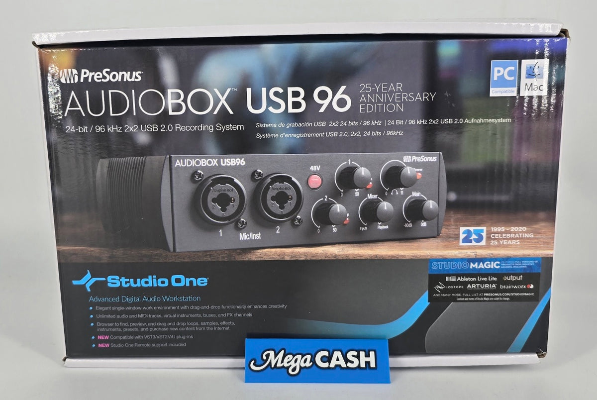 PreSonus AudioBox USB 96 2×2 Audio Interface