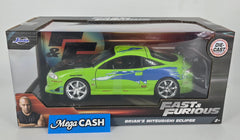 DIE-CAST JADA FAST & FURIOUS BRIANS MITSUBISHI ECLIPSE