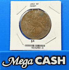 New Zealand 1952 One Penny