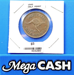 Australia 1933 Half 1/2 Penny