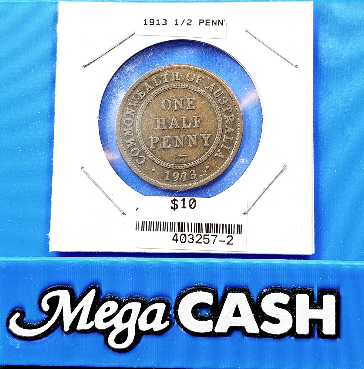 Australia 1913 One Half 1 1/2 Penny