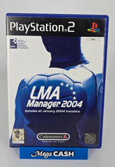 LMA Manager 2004 Playstation 2 / PS2 Game