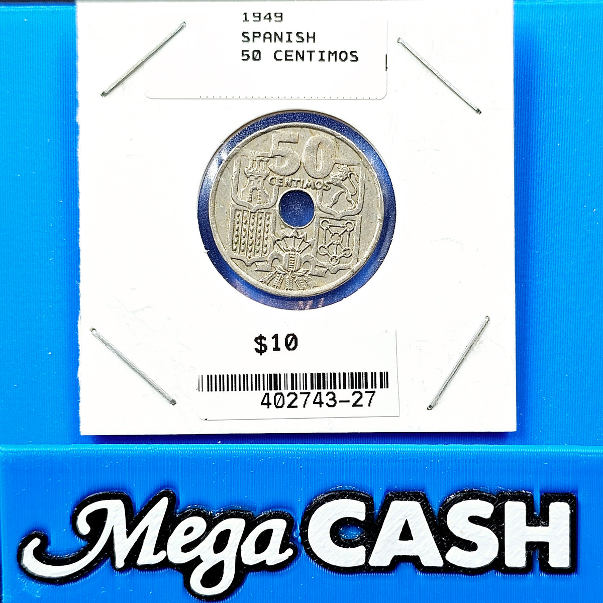 Spanish 1949 50 Centimos