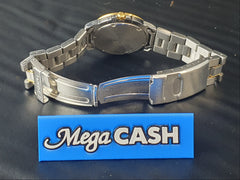 MENS - SEIKO ANALOGUE WATCH - V742-8119 - STEEL BAND