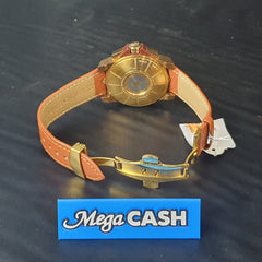 MENS - CORUM -  ANALOGUE WATCH - ADMIRALS CUP - 01.0007 - REPLICA WATCH - BROWN LEATHER BAND