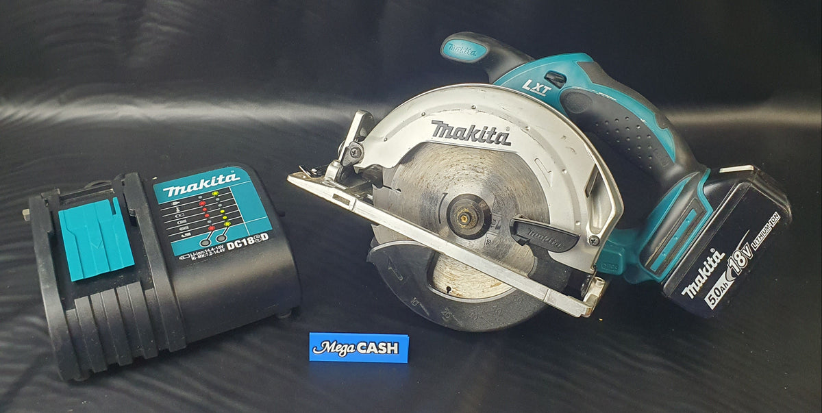 MAKITA - CIRCULAR SAW - DSS611 & 5.0AH BATTERY & CHARGER