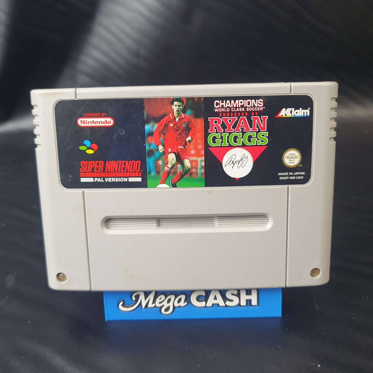 Super Nintendo Game - Champions World Class Soccer - Endorsed by Ryan Giggs