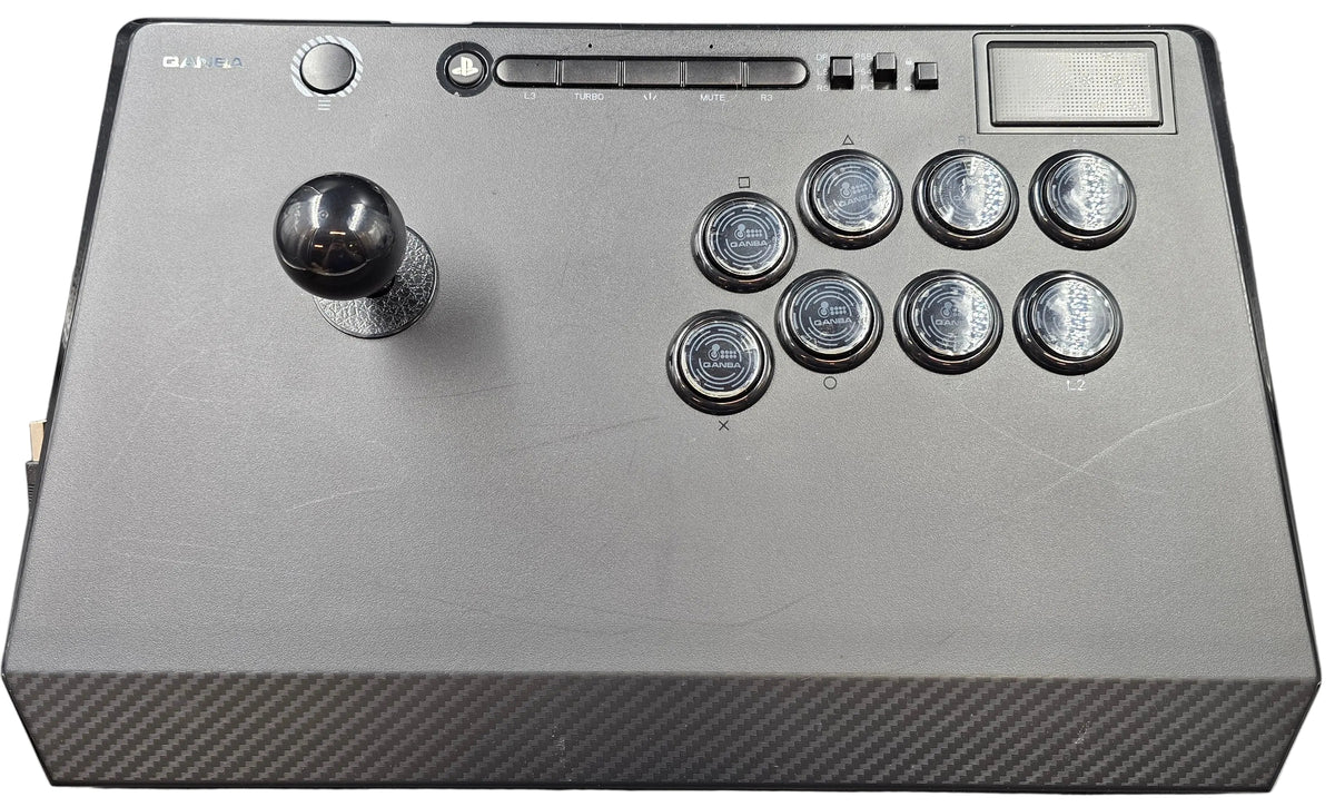 QANBA Titan Arcade Joystick Controller - Compattable With Playstation 4 + 5 & PC
