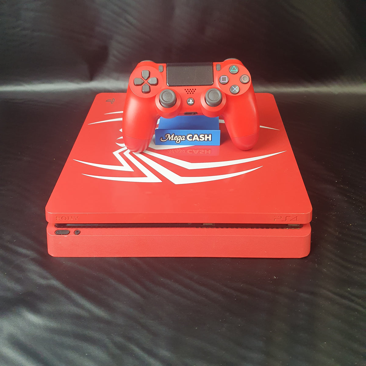 Sony PlayStation 4 (PS4) Slim 1TB CUH-2022B - Spiderman - with Cables & Controller