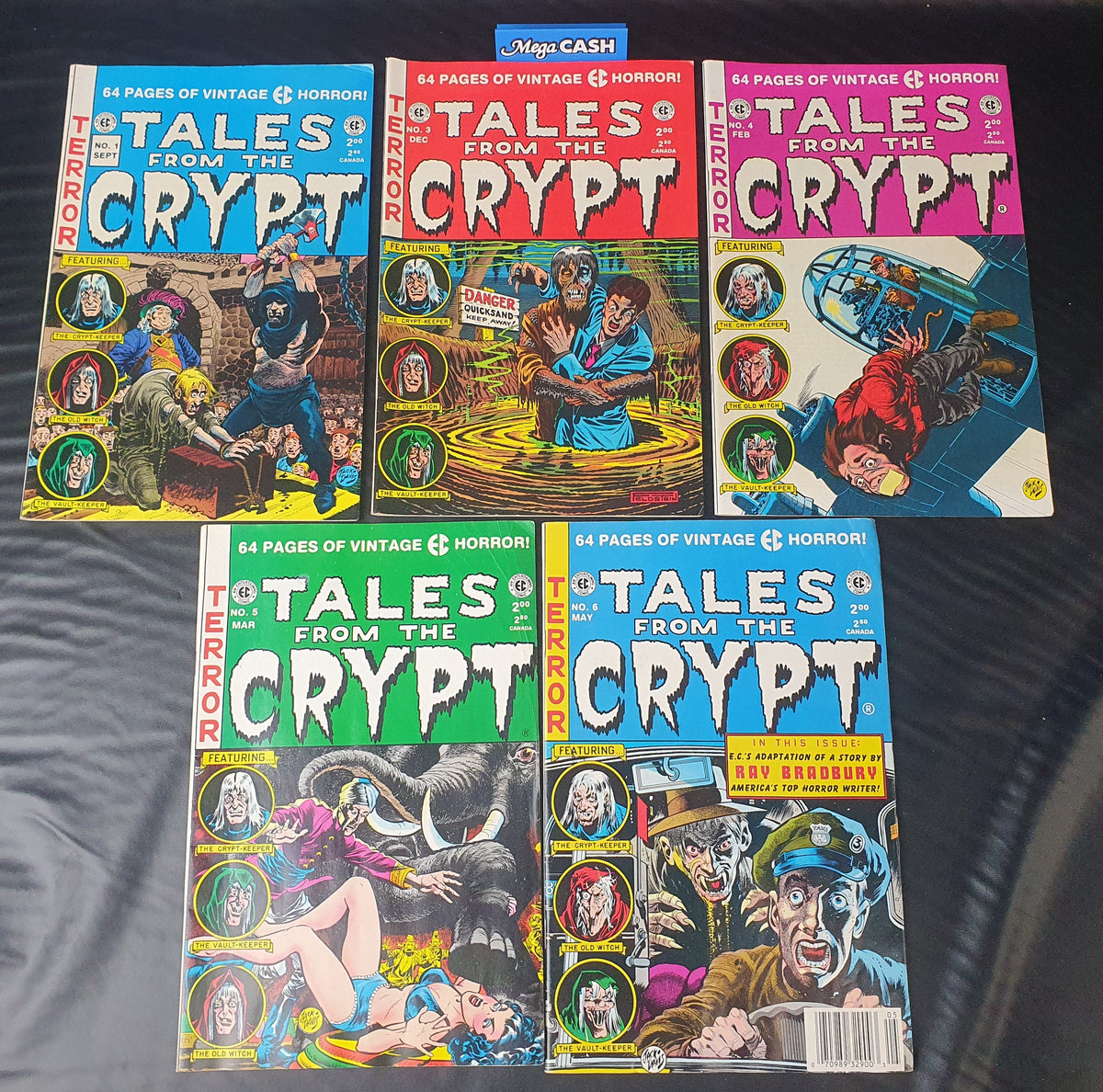 Tales from the Crypt - Russ Cochran - (1991-1992) - Volume 3 Issue 1, & 3 to 6