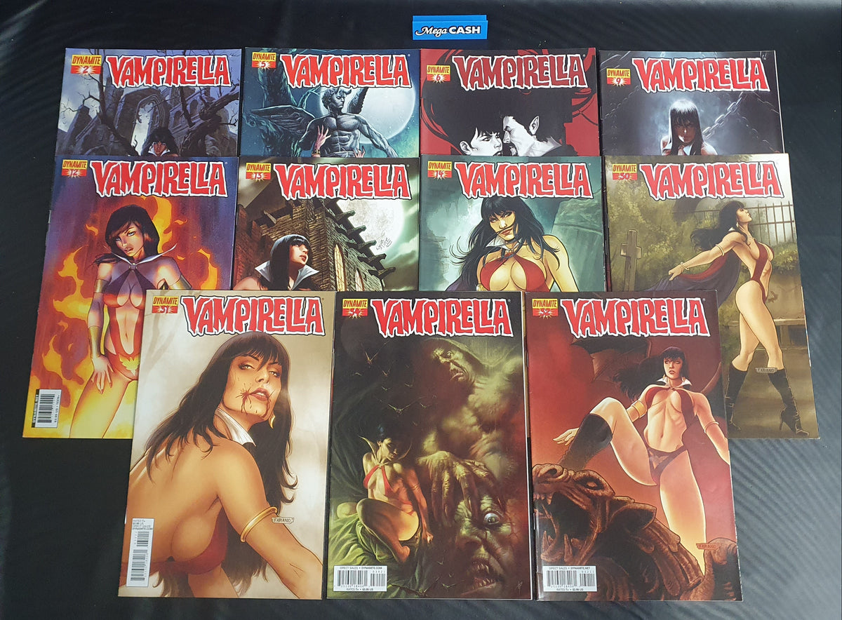 Vampirella - Dynamite Entertainment Comics - Volume 5 Issue # 2B, 5D, 6C, 9C, 12, 13D, 14B, 30, 31B, 32, 34B