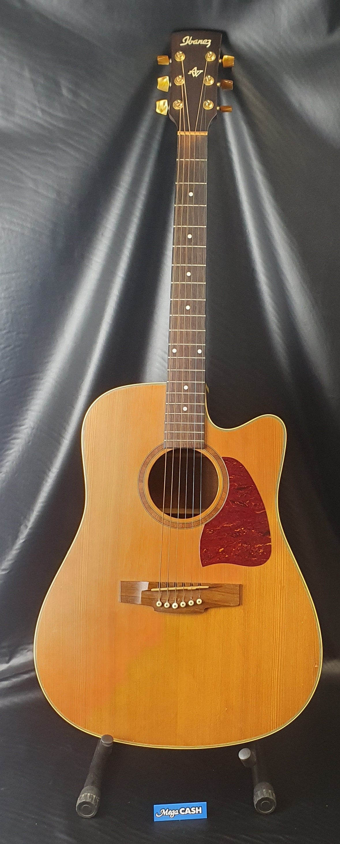 IBANEZ GUITAR - ACOUSTIC/ELECTRIC - ARTWOOD - AW15ECE-LG - IN SOFT CASE