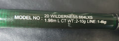 DAIWA - 20 WILDERNESS 664LXS - FISHING ROD