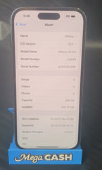 Apple iPhone 14 Pro 256GB - Unlocked - A2890 | MQ1F3ZP/A
