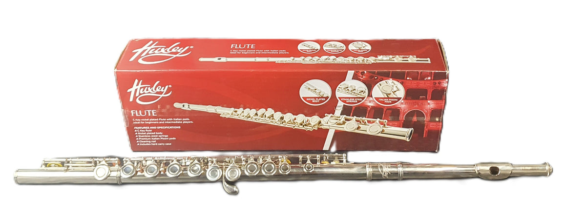Huxley Flute C Key Nickel Plated with Italian Pads