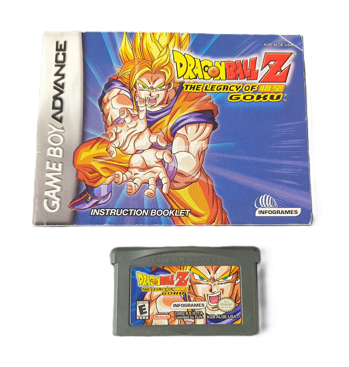 Nintendo Game Boy Advance Cartridge Game - Dragonball Z - The Legacy of Goku