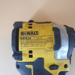 DeWALT 18V XR Li-ion Cordless Brushless 3-Speed Compact Impact Driver - Skin Only - DCF850