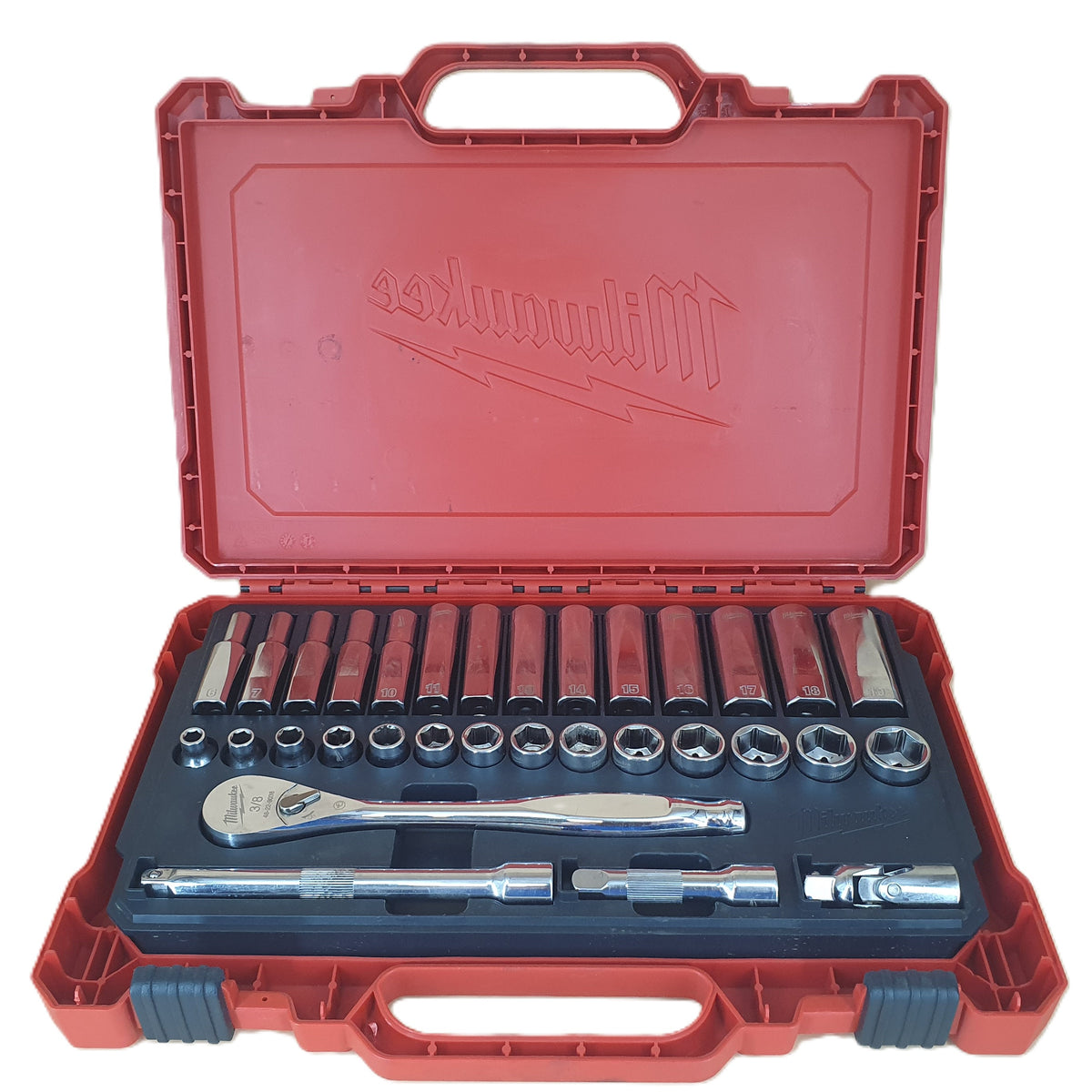 Milwaukee - 48229508 - 32pce 3/8" Drive Ratchet & Socket Metric Set