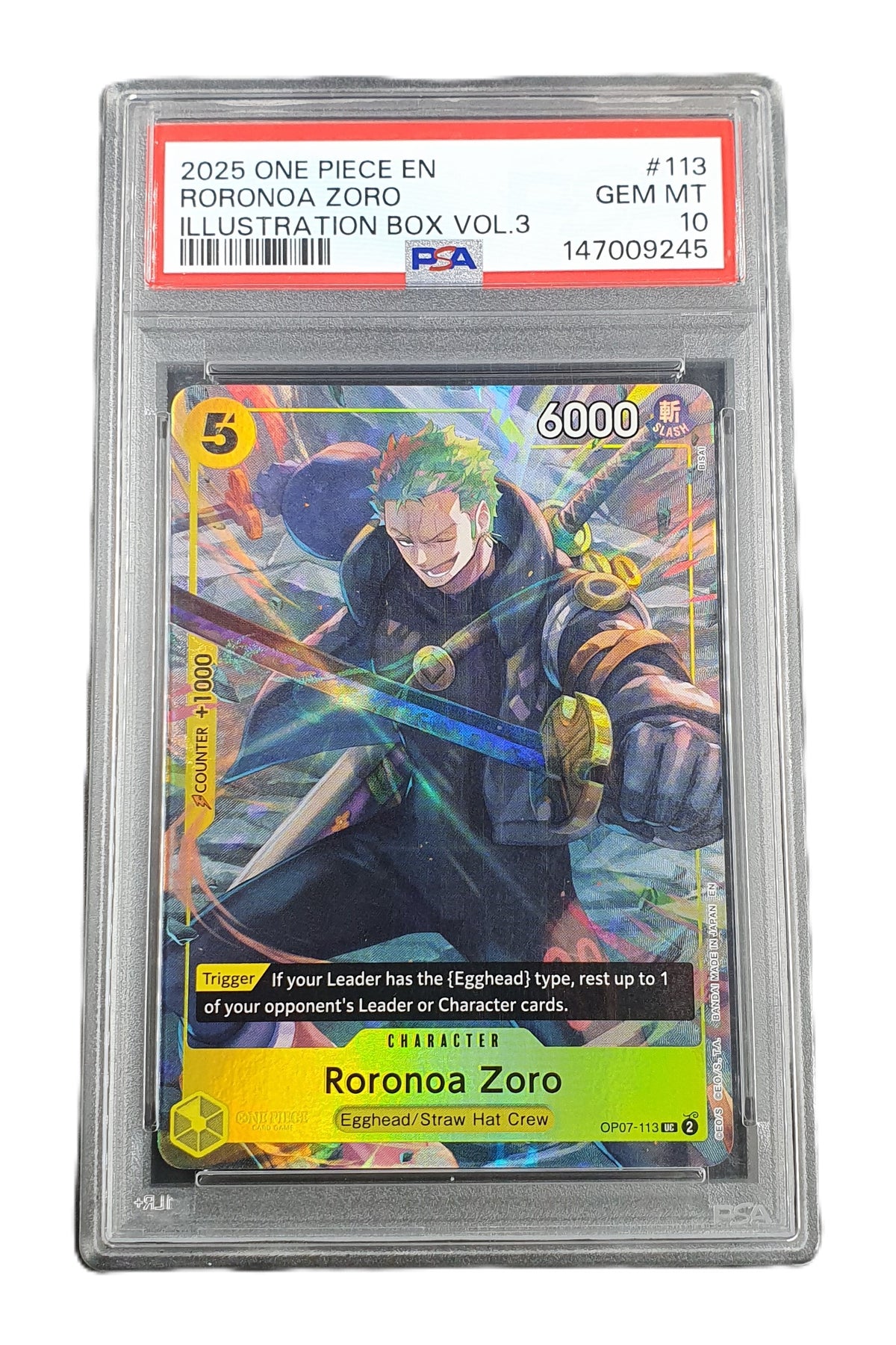 One Piece - Roronoa Zoro - PSA 10