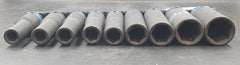 KINCROME - Deep Impact Socket 1/2" Drive - 10-24mm - 9 Piece Rail
