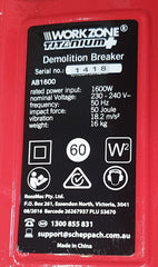WORKZONE - Demolition Hammer AB1600