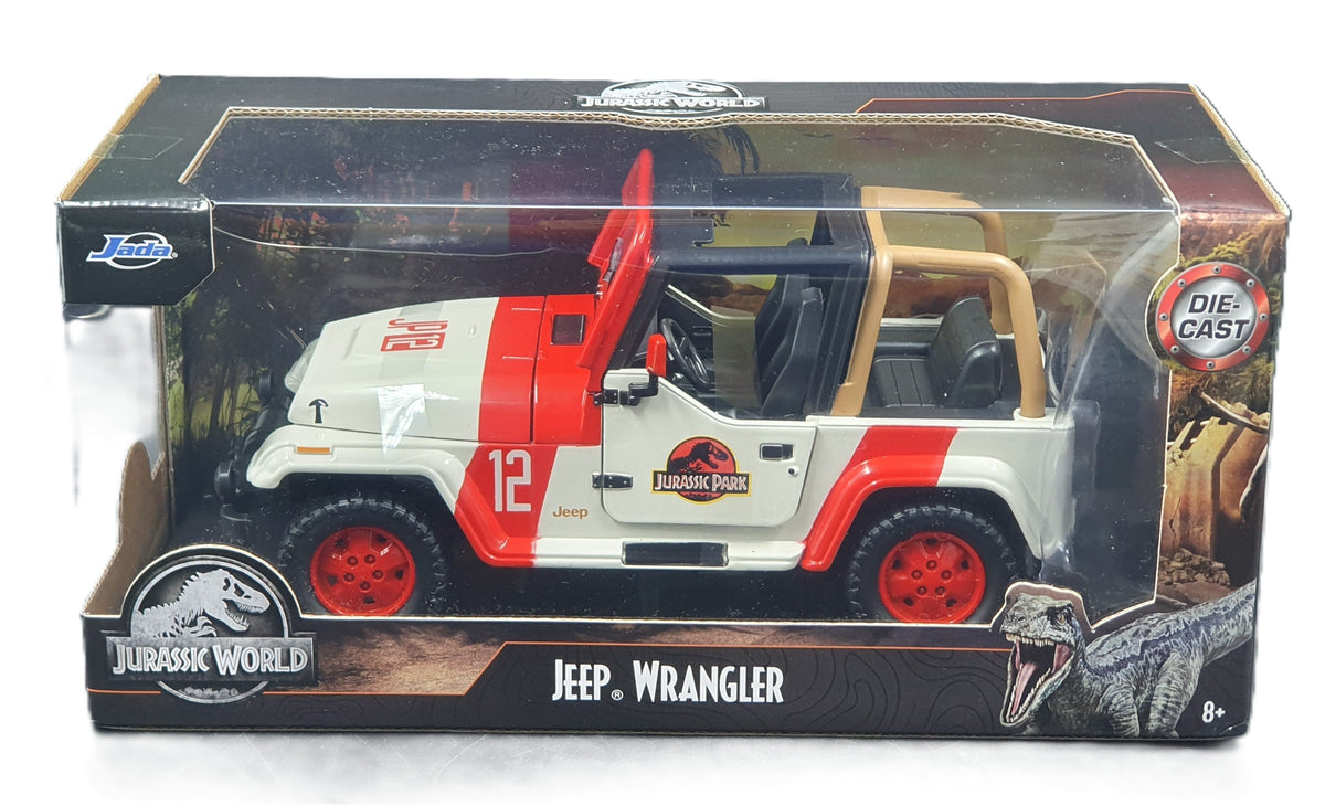 Jurassic World - Jeep Wrangler - Jada Toys - Hollywood Rides Diecast Scale - 1:32