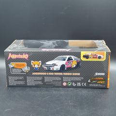 Aggretsuko - Aggretsuko & 1986 Toyota Trueno (AE86) 1/24th Scale Die-Cast Vehicle