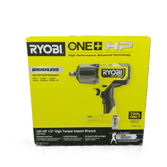 Ryobi 18V ONE+ HP Brushless 4-Mode ½” Impact Wrench - Tool Only
