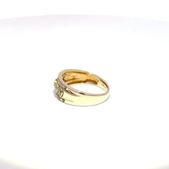 9ct Yellow Gold Diamond Multi-Stone Ring