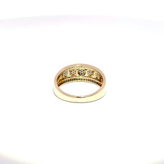 9ct Yellow Gold Diamond Multi-Stone Ring
